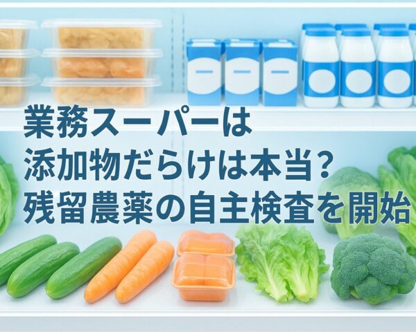 業務スーパーは添加物だらけは本当？残留農薬の自主検査を開始